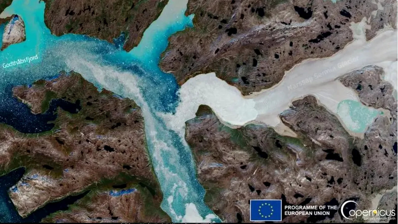 Groenlanda se confruntă cu cea mai ridicată temperatură din ultimii 1.000 de ani - studiu
