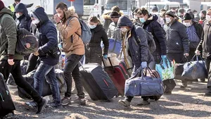 Peste 10.000 de ucraineni au intrat sâmbătă în România 