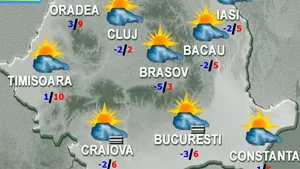 PROGNOZA METEO: Cum va fi vremea în primele zile ale anului