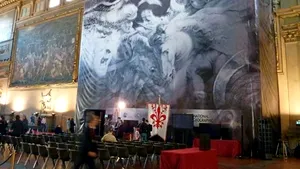 Posibile urme ale unei fresce de Leonardo da Vinci, descoperite la Florenţa