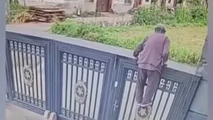 O bătrânică de 92 de ani a evadat dintr-un azil trecând peste o poartă înaltă de doi metri

