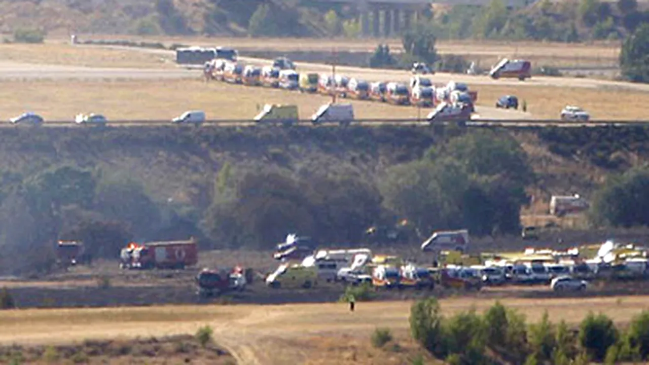 Circa 86 dintre victimele accidentului aviatic din Spania, identificate