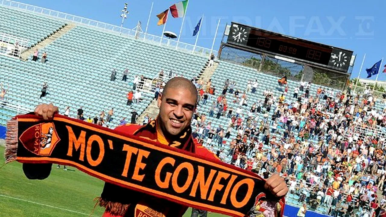 Peste 5.000 de fani au asistat la prezentarea lui Adriano la AS Roma