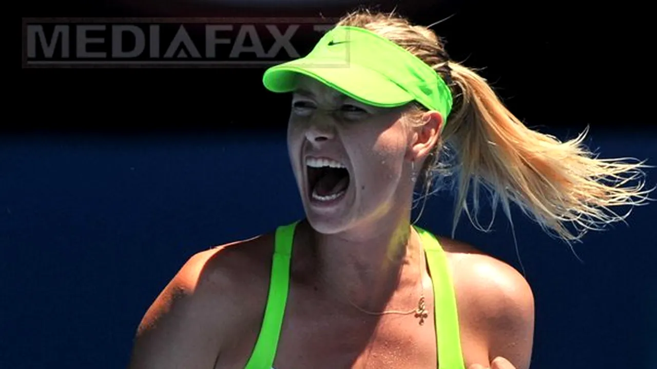 Victoria Azarenka şi Maria Şarapova s-au calificat în finală la Australian Open