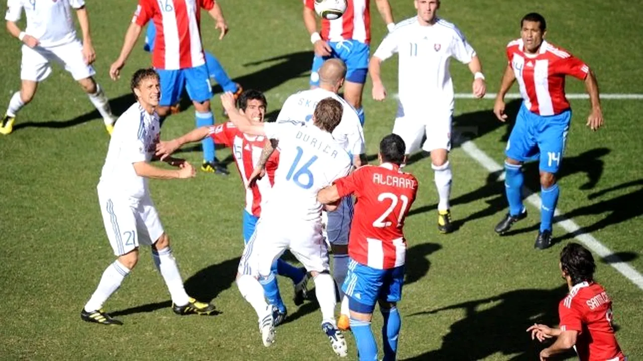 Slovacia - Paraguay, scor 0-2, în grupa F la CM-2010