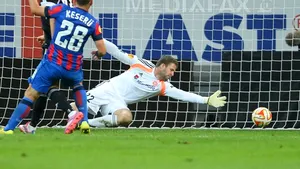 Steaua Bucureşti - AaB Aalborg, SCOR 6-0, în prima etapă a grupei J a Ligii Europa