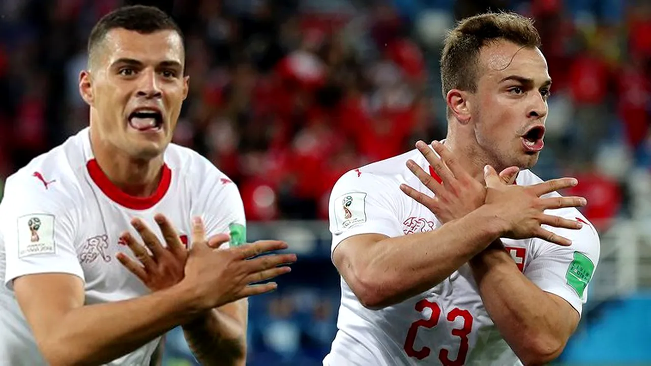 CM 2018 | FIFA i-a sancţionat pe fotbaliştii naţionalei Elveţiei, Shaqa şi Shaqiri, după gesturile din meciul cu Serbia