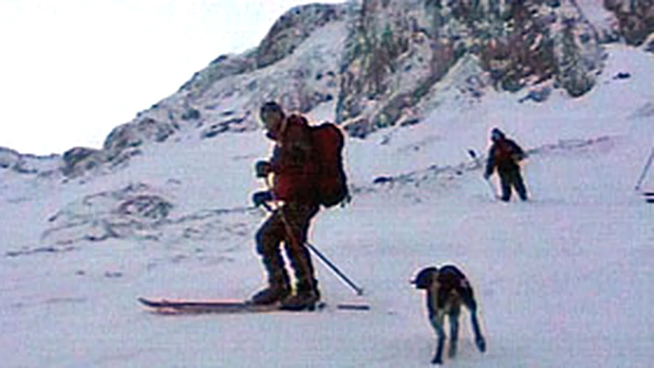 Sibiu: Două persoane suprinse de o avalanşă în munţii Făgăraş