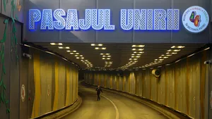 Trafic restricționat în Pasajul Unirii pentru tăierea copacilor periculoși
