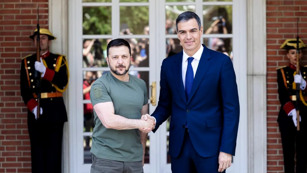 Volodimir Zelenski îl vizitează pe premierul Spaniei, omul care a criticat războiul lui Donald Trump împotriva Iranului. Agenda președintelui ucrainean
