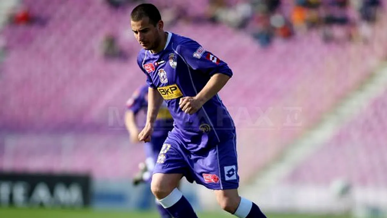 Maşina lui Ianis Zicu a fost spartă după meciul FC Timişoara - Unirea Urziceni