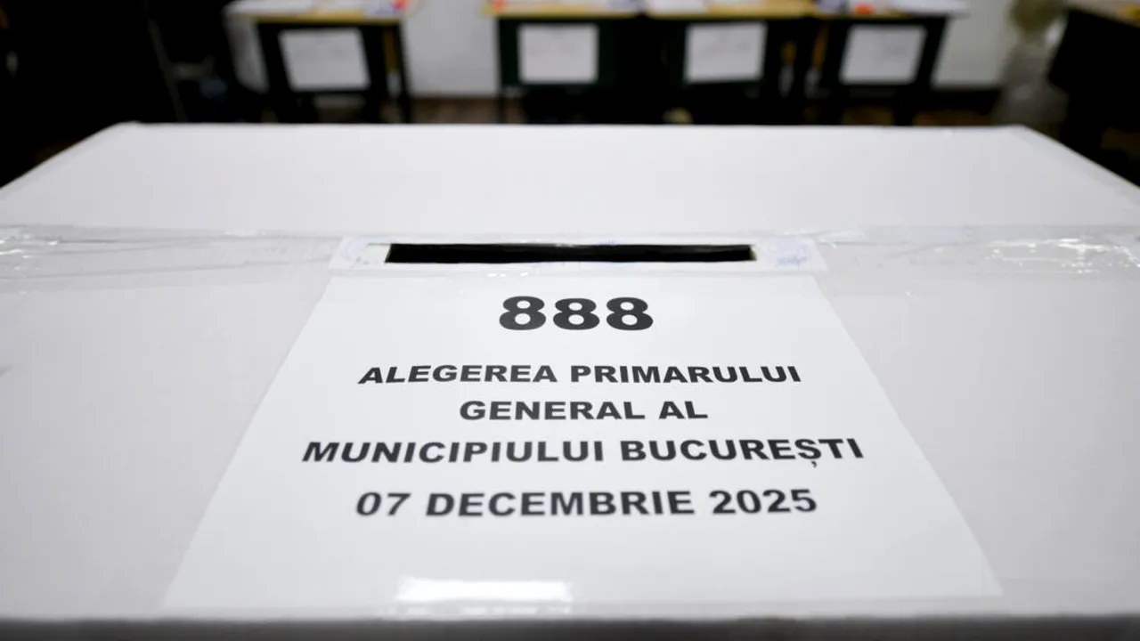 Alegeri Primăria București 2025. Capitala votează astăzi primarul general. Prezența la vot - 1,87%