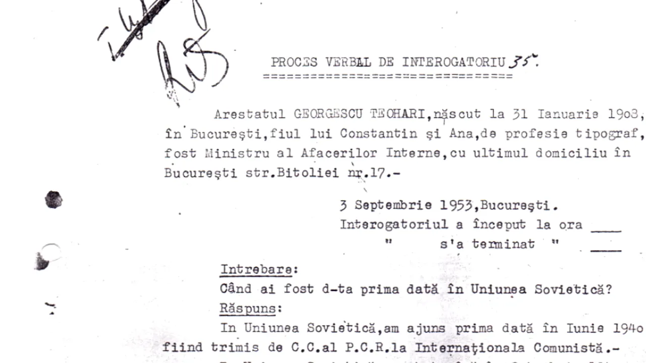 ISTORIA FĂRĂ PERDEA / Cum a ajuns fostul zeţar Teohari Georgescu ministru stalinist al Internelor şi a sfîrşit ca director de tipografie           