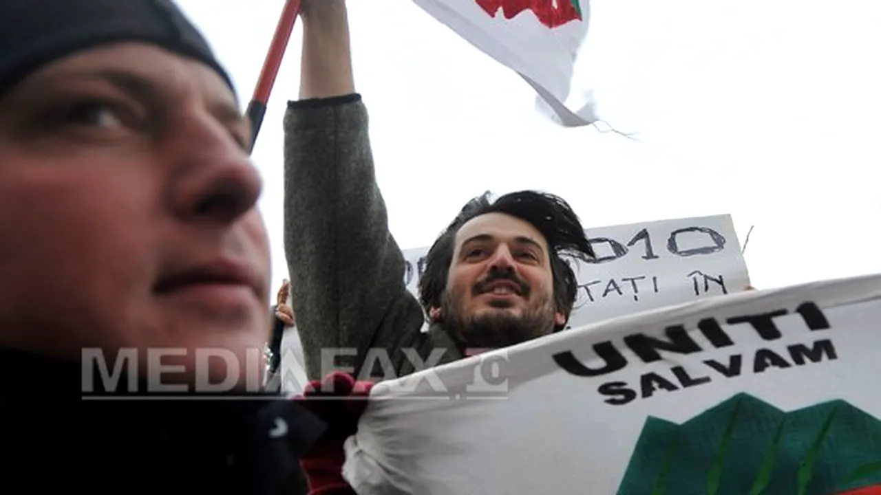 PROTEST, la Cluj faţă de proiectul de la Roşia Montană