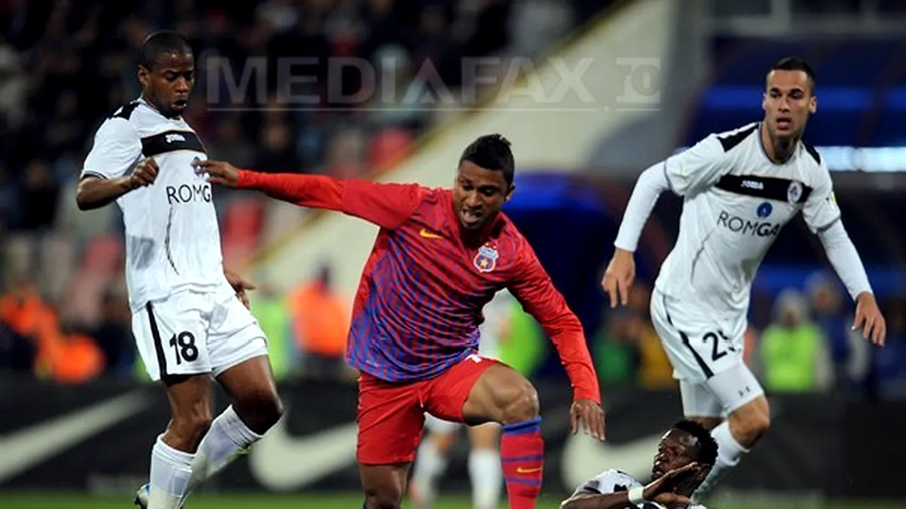 Steaua - Gaz Metan Mediaş, scor 0-0, în Liga I