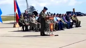 Ceremonial militar la Baza Aeriană Mihail Kogălniceanu, pentru certificarea detaşamentului canadian. VIDEO
