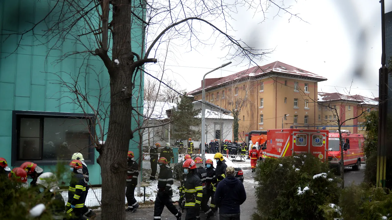 Anunţul conducerii de la Matei Balş, după incendiul care a provocat cinci decese. Reprezentanţii spitalului transmit condoleanţe familiilor victimelor