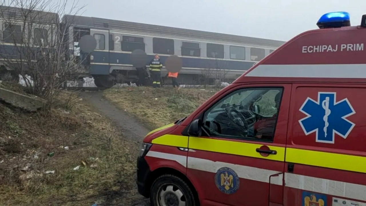 Bărbat, lovit de tren în Neamț. Acesta se afla la gară cu bicicleta