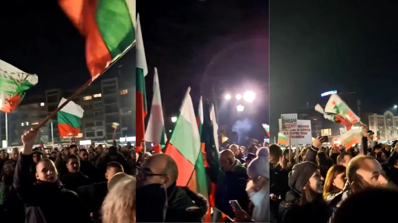 Proteste de amploare în Bulgaria. Zeci de mii de oameni cer demisia premierului Rosen Zhelyazkov
