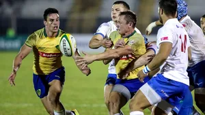 Naţionala României de rugby a învins Brazilia într-un meci test, scor 22-21