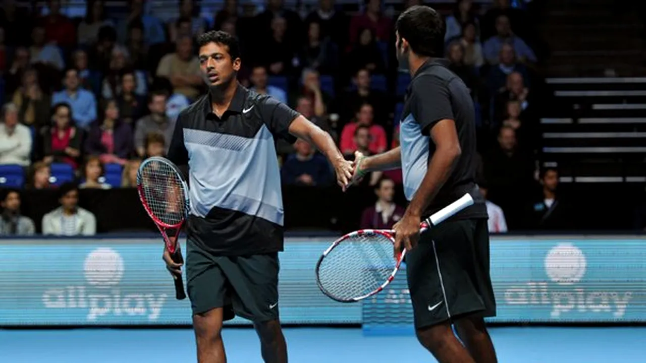 Turneul Campionilor: Perechea Bhupathi/Bopanna s-a calificat în semifinale