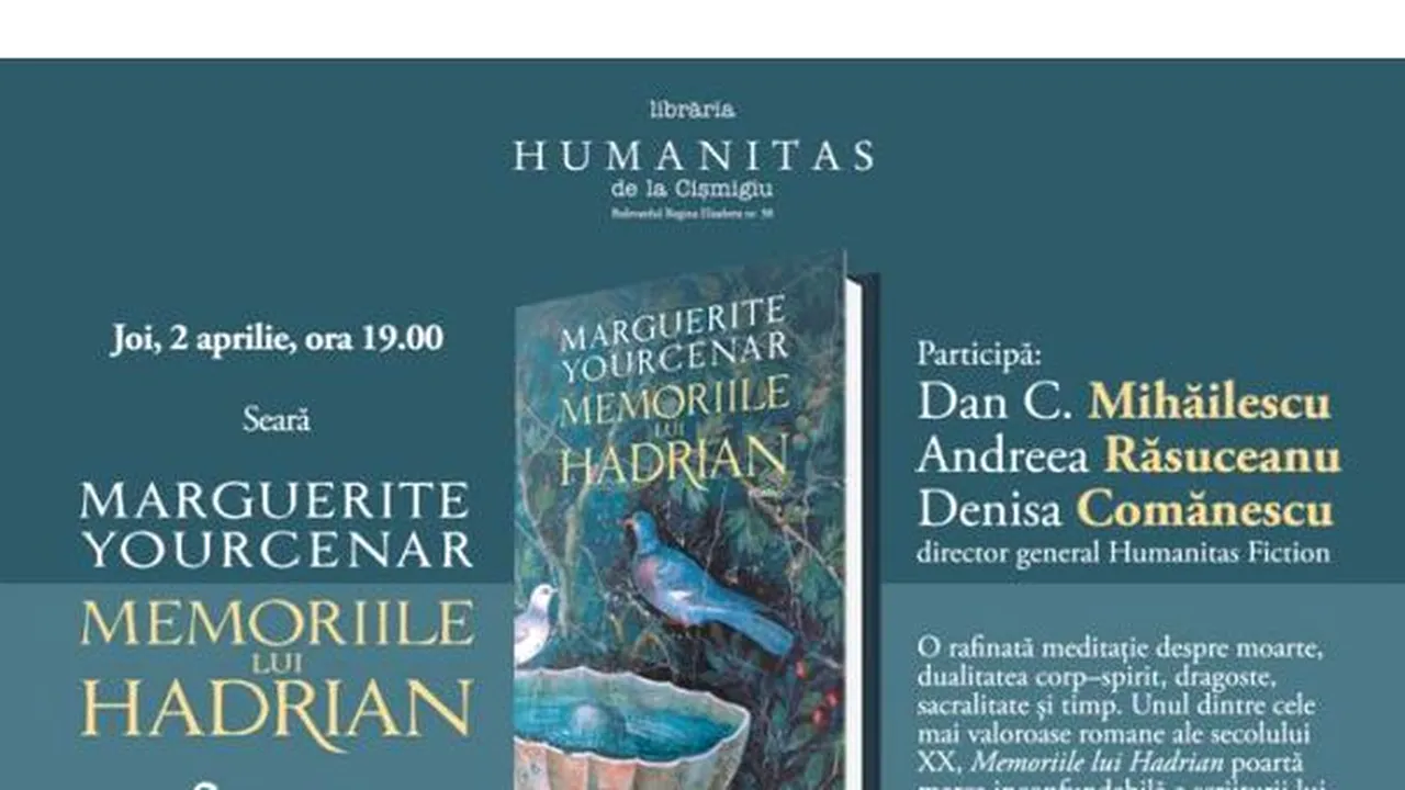 Dan C. Mihăilescu, Denisa Comănescu şi Andreea Răsuceanu vorbesc, joi, despre 