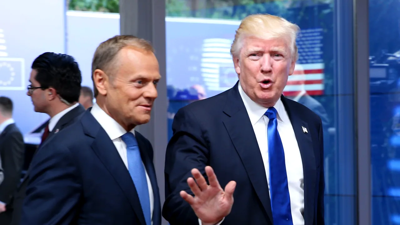 Donald Tusk, preşedintele Consiliului European, anunţă că discuţiile cu Donald Trump dezvăluie diferenţe de opinie privind Rusia