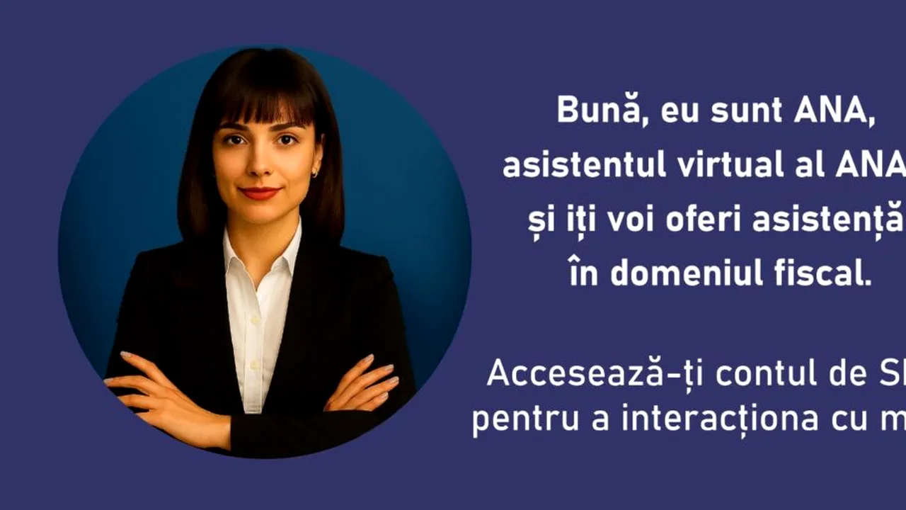 ANAF a lansat ANA, un asistent virtual pentru contribuabili. La ce întrebări poate răspunde acest instrument