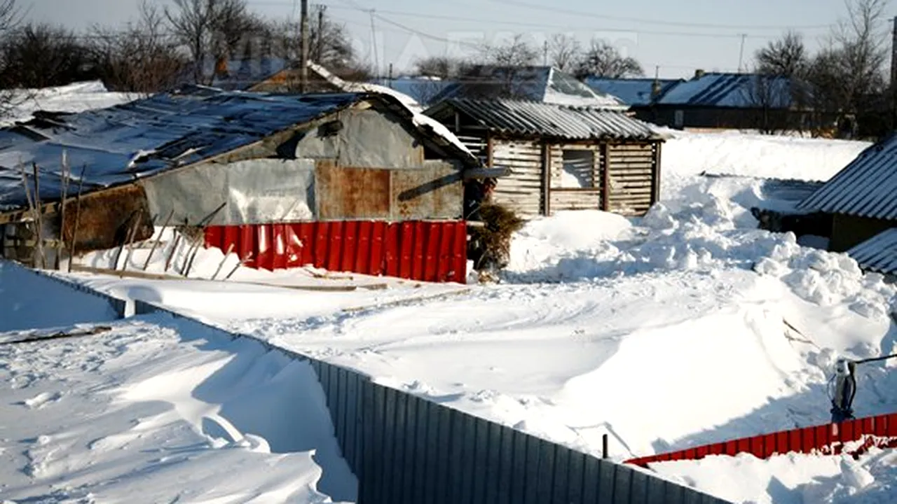 REPORTAJ: Zeci de mii de oameni din Vrancea, izolaţi şi fără alimente, aşteptând ajutorul autorităţilor - GALERIE FOTO