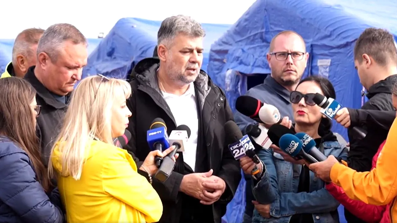 Ciolacu, la tabăra de sinistraţi din Slobozia Conachi: încă 2 oameni sunt dispăruţi