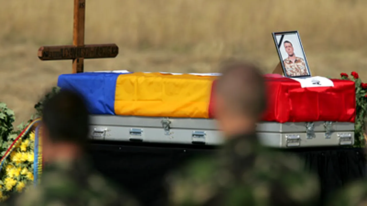 Militarul ucis în Afganistan a fost înmormântat