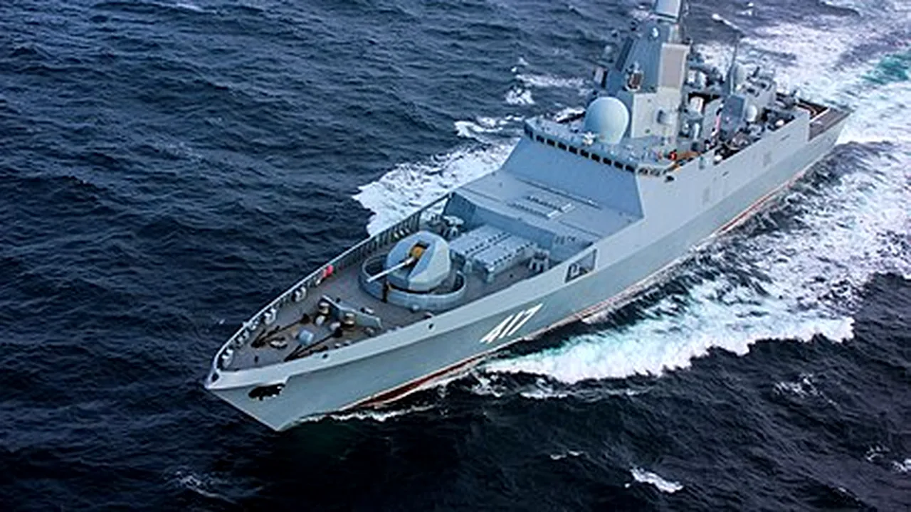 O fregată rusească a ajuns în Africa de Sud înaintea unor exerciţii navale comune cu Rusia şi China