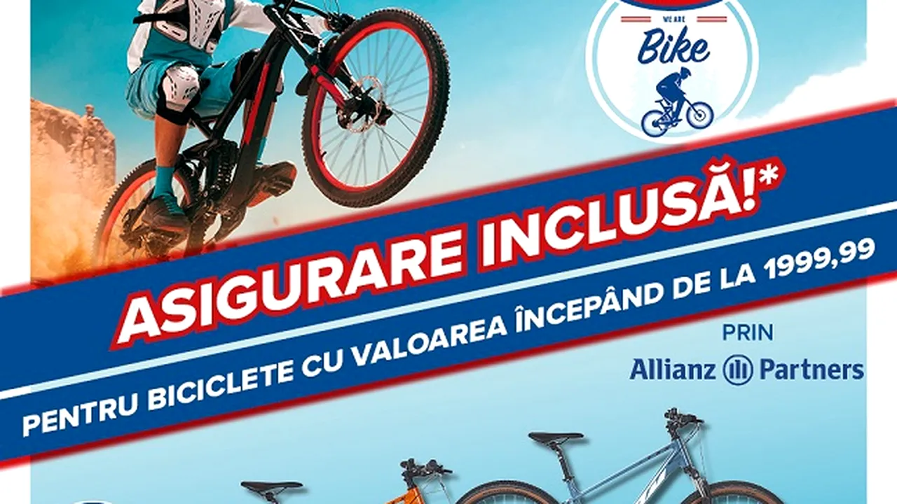 Start sezonului de ciclism! Hervis Sports ofera o asigurare gratis la achizitia unei biciclete