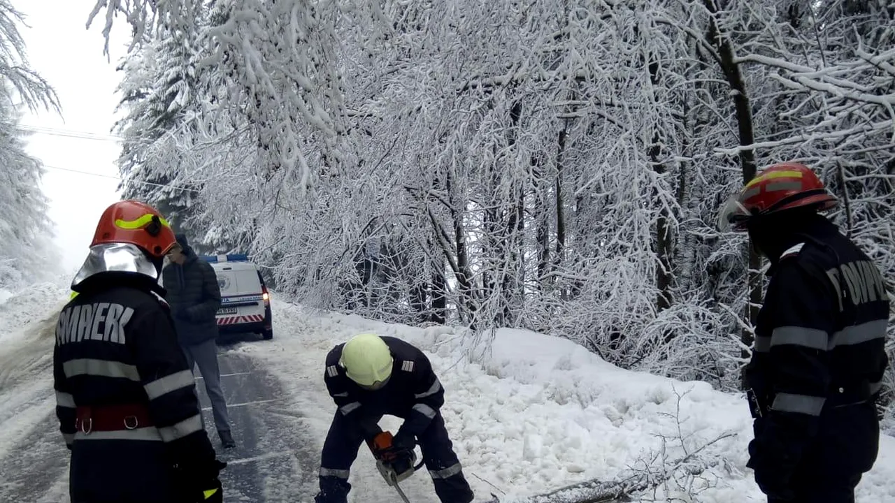Probleme cauzate de POLEI şi viscol: Aproape 70.000 de consumatori din peste 100 de localităţi nu au în continuare energie electrică | STAREA DRUMURILOR