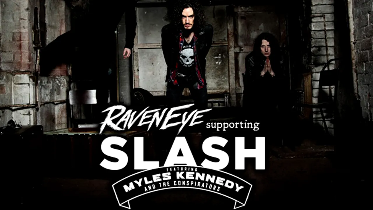 Formaţia Raven Eye, în deschiderea concertului pe care Slash îl va susţine la Bucureşti