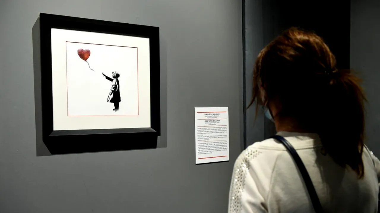 Un bărbat care a furat o pictură a lui Bansky din Londra, condamnat la 13 luni de închisoare