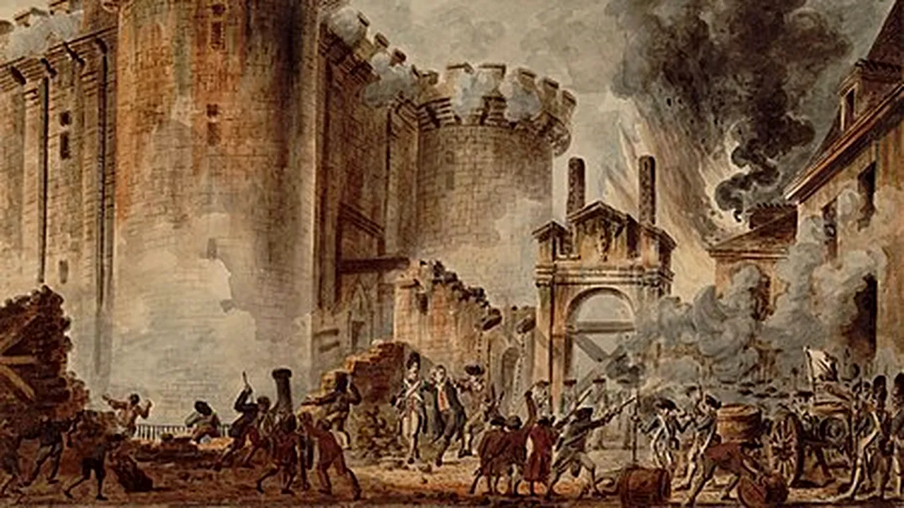 14 iulie - Ziua Naţională a Franţei. Căderea Bastiliei declanşează Revoluţia Franceză