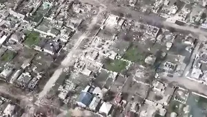 Oraşul Rubijne a fost distrus complet: imaginile Apocalipsei, surprinse din dronă