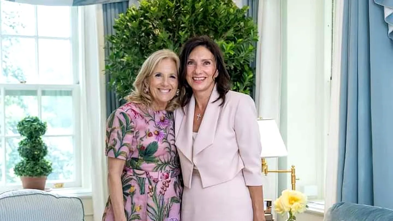 Jill Biden, mesaj pentru Carmen Iohannis: A fost minunat să te avem la Casa Albă