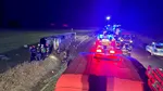 Autocar cu 44 de persoane, implicat într-un accident rutier, între Galați și Vaslui. Un om a murit, 14 au ajuns la spital