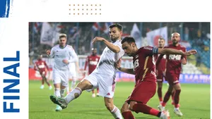 CFR Cluj face un pas greşit în lupta la titlu. Echipa lui Adrian Mutu, egalată de Oţelul Galaţi în prelungiri