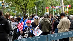 Proteste la New York înaintea discursului lui Netanyahu la ONU. Manifestanții au blocat o arteră din Manhattan