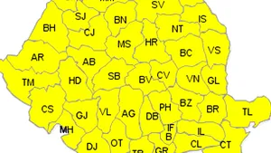 COD GALBEN DE CANICULĂ în toată ţara. Temperaturile pot ajunge la 38 de grade