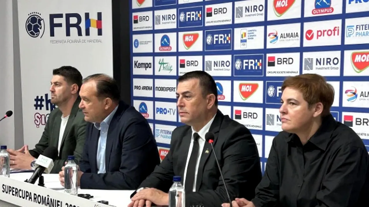 Supercupa României la handbal: Meciurile care vor deschide sezonul