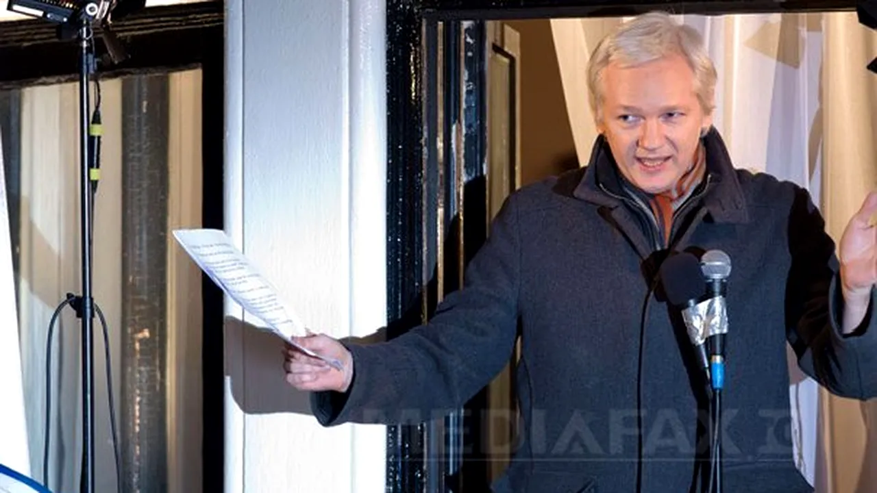Julian Assange, refugiat de doi ani în sediul Ambasadei Ecuadorului din Londra
