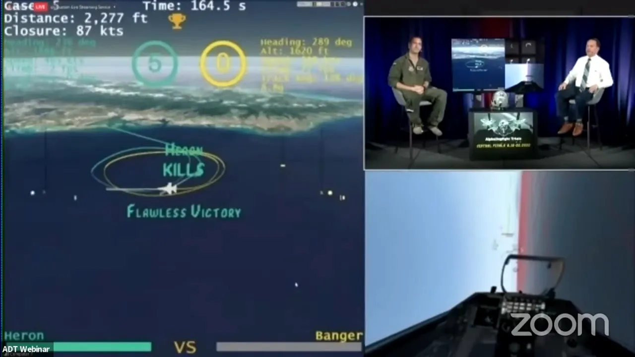 Pilot avioane de vânătoare vs. inteligenţa artificială: 0 – 5. Lupta s-a dus în mediul virtual