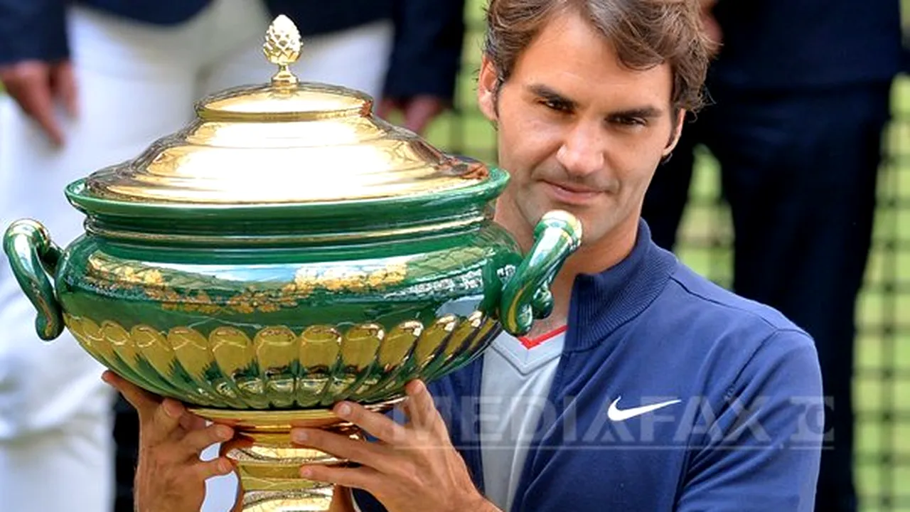 Roger Federer a câştigat pentru a şaptea oară turneul de la Halle