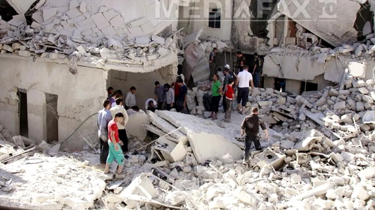 Nouă copii, omorâţi într-un raid aerian efectuat în Siria