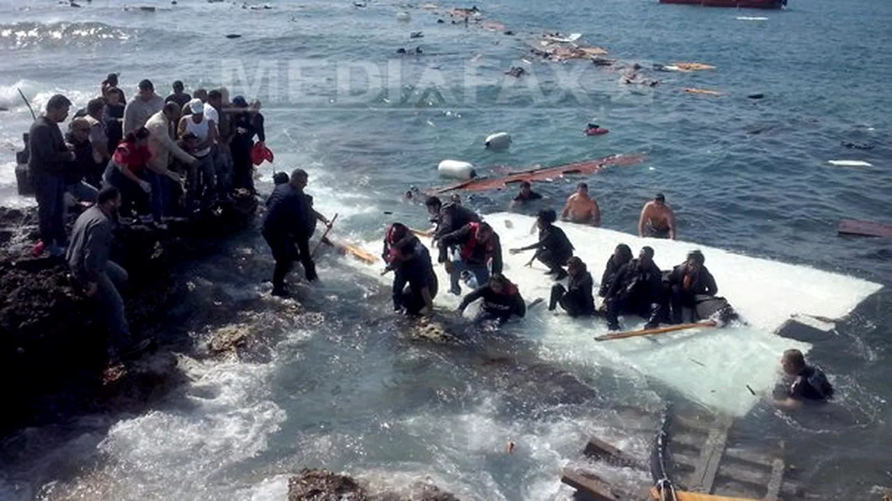 Doisprezece morţi şi aproximativ 500 de imigranţi salvaţi pe mare, în largul coastelor libiene