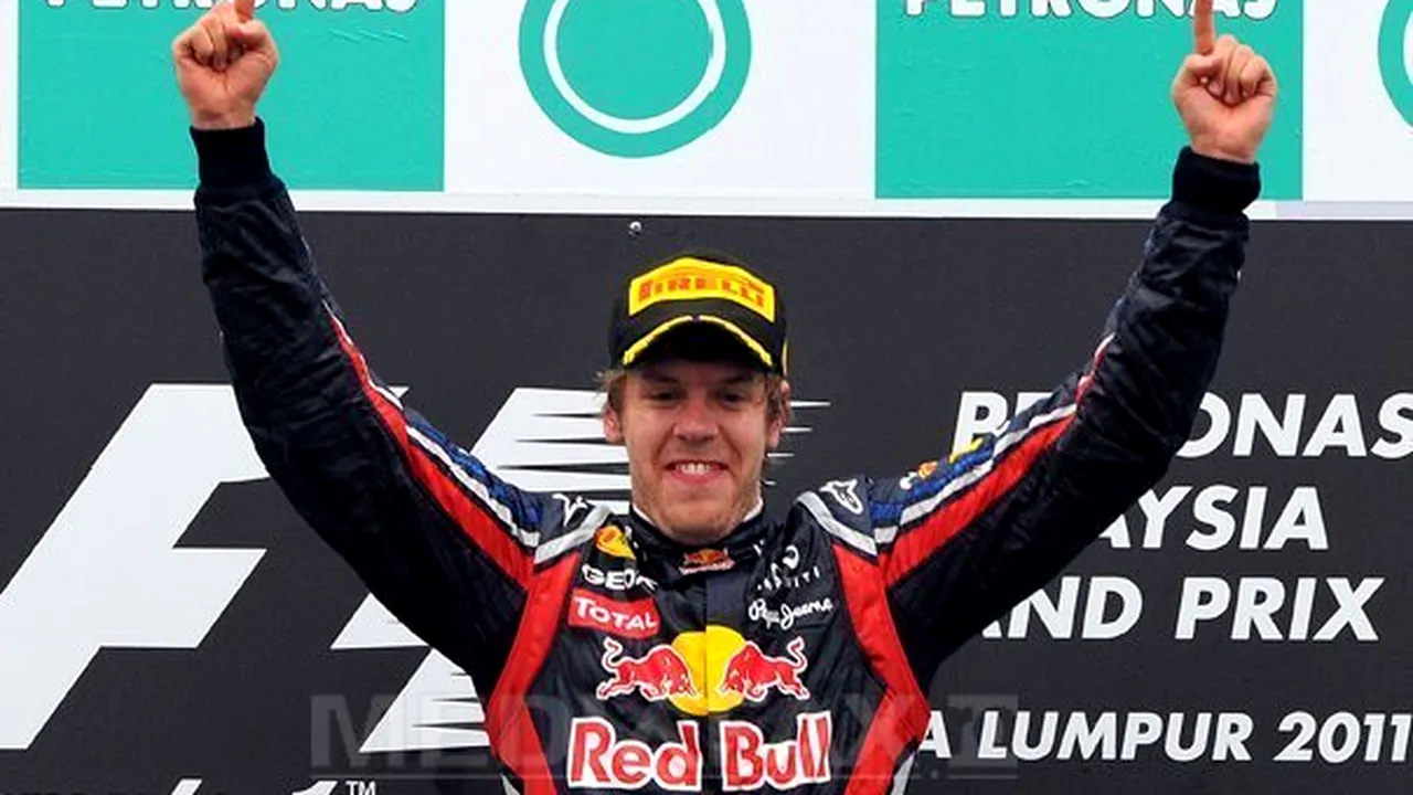 Formula 1: Sebastian Vettel, primul pe grila de start a Marelui Premiu al Ungariei